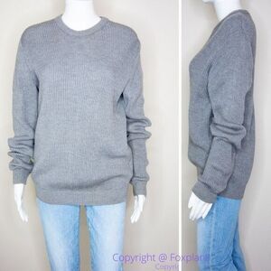 Balthazar merino sweater, grey, Men's size M‎